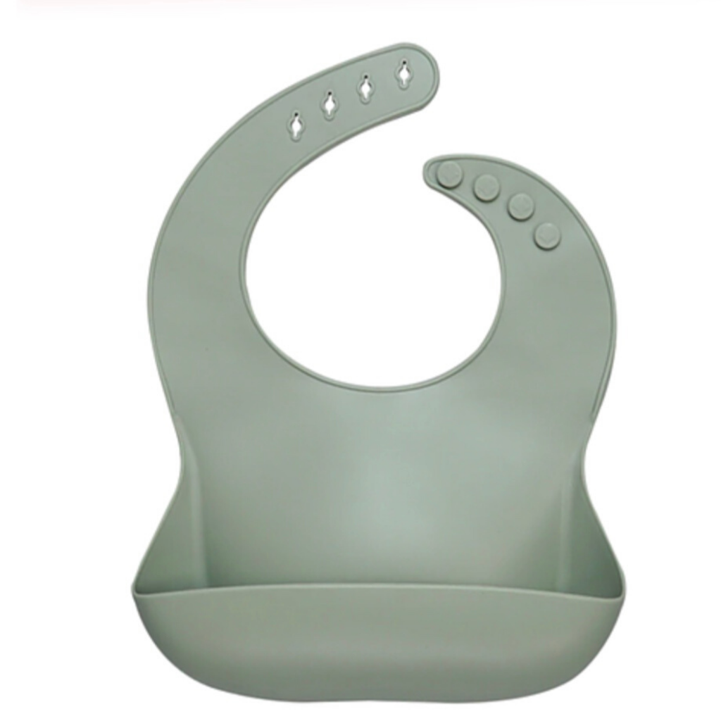 Silicone Bibs || Sage - Pretty Please Teethers